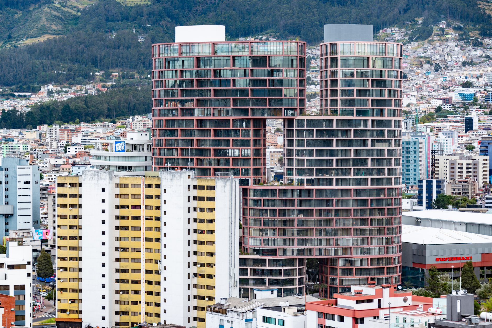 Modern residential tower in Quito, Ecuador
