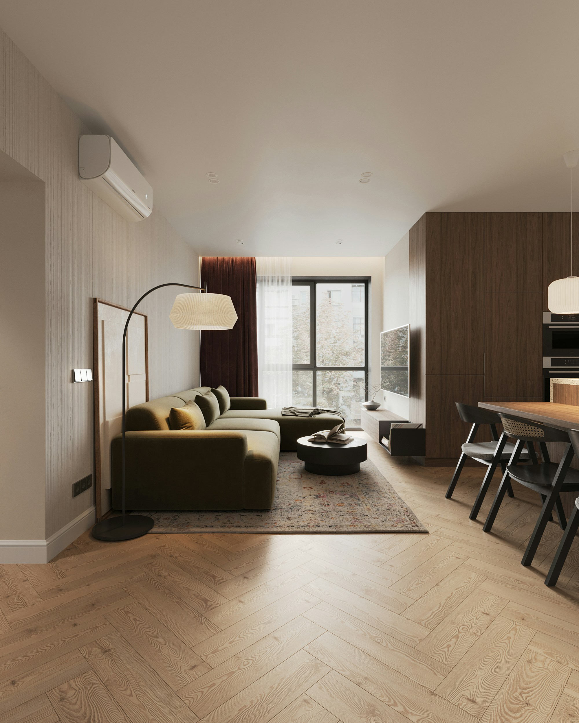 Interior of a modern apartment in Ecuador